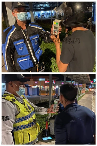 豐收節晚酒駕 2男被警扣查