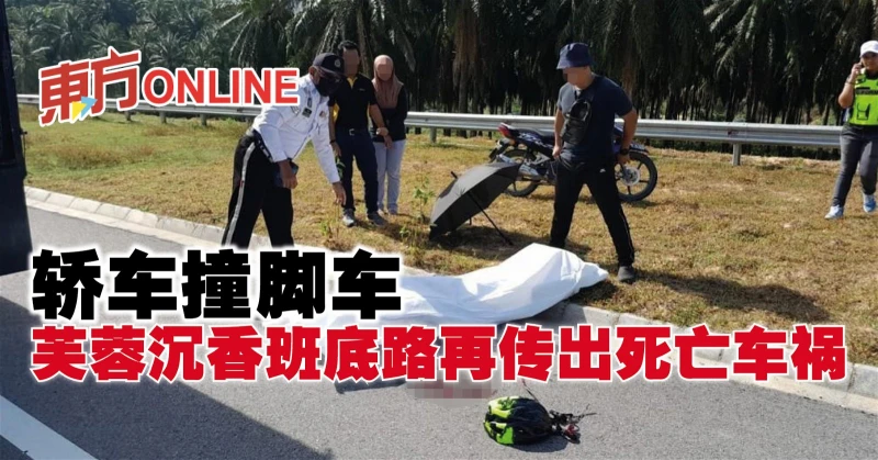 轎車撞腳車　芙蓉沉香班底路再傳出死亡車禍