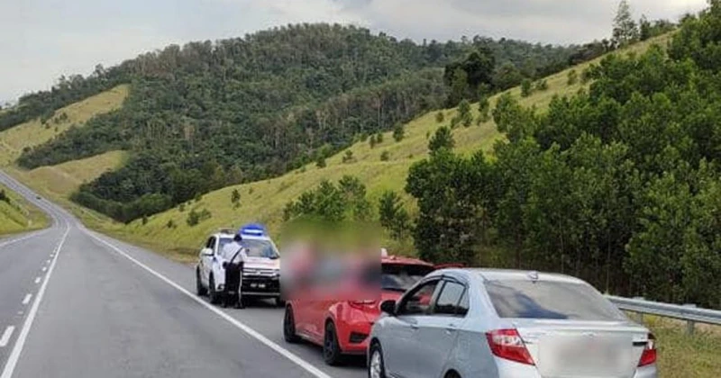 沉香班底路緊急車道上停車打卡　芙蓉警區昨開出17罰單