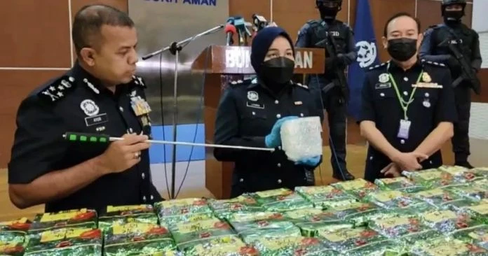 警搗跨國販毒集團捕5人 起獲1640萬令吉各類毒品