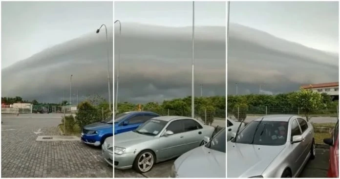 巴生上空出現潮浪般厚重烏雲？氣象局：炎熱天氣常見「颮線」現象