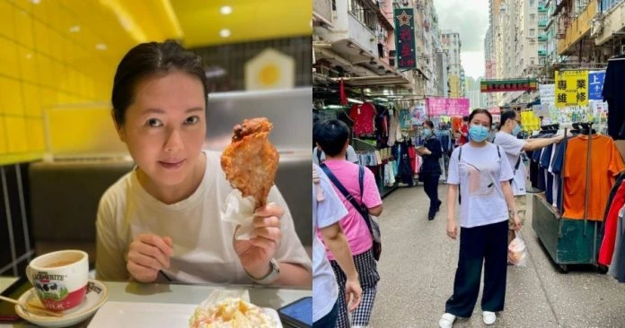 56歲李麗珍深水埗打卡　自嘲「珍婆婆」老了沒有吸引力