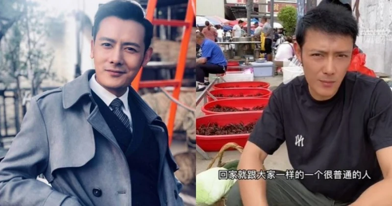 男星回老家擺地攤賣菜遭諷「落魄」　本尊大器回應：我一點都不慘