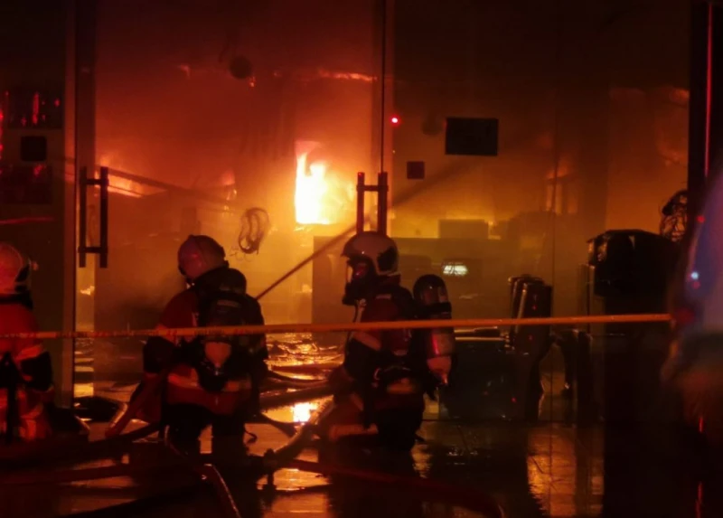 Sama Cerasan浴室專賣及展示中心火災   估計損失超過百萬令吉