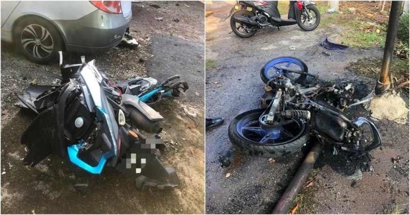 轎車失控連撞3摩哆再撞屋　夫妻當場斃命另2人受傷