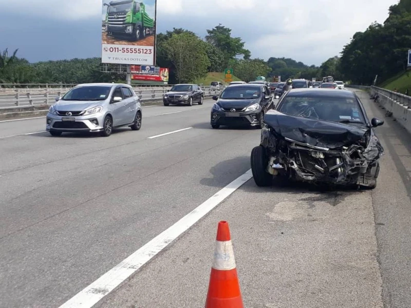 南北大道發生驚悚五連撞　肇禍司機疑吸毒遭逮捕助查