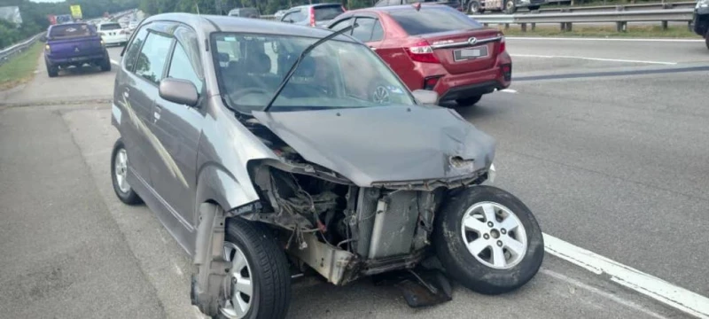 南北大道發生驚悚五連撞　肇禍司機疑吸毒遭逮捕助查