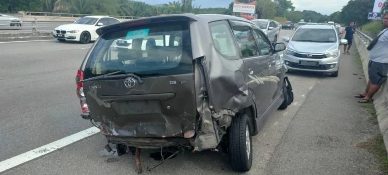 南北大道發生驚悚五連撞　肇禍司機疑吸毒遭逮捕助查