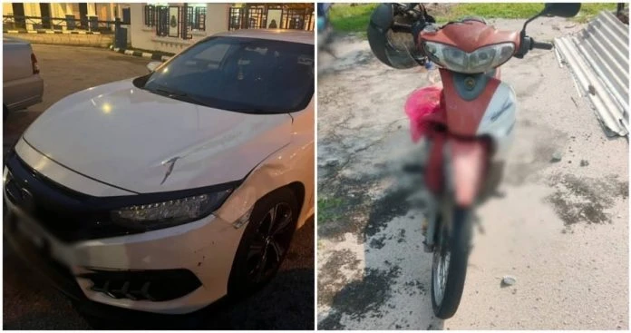 摩哆轉彎遭轎車撞飛 華裔中年送院不治身亡