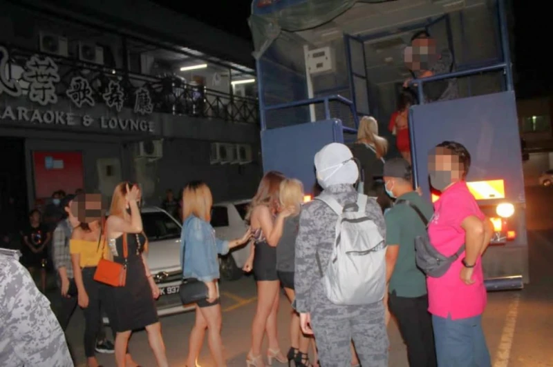 兵南邦一家娛樂場所被取締 28名非法移民落網