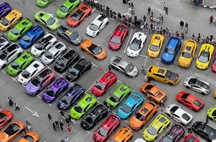 112輛藍寶堅尼聚首吉隆坡　打破9年前大馬紀錄