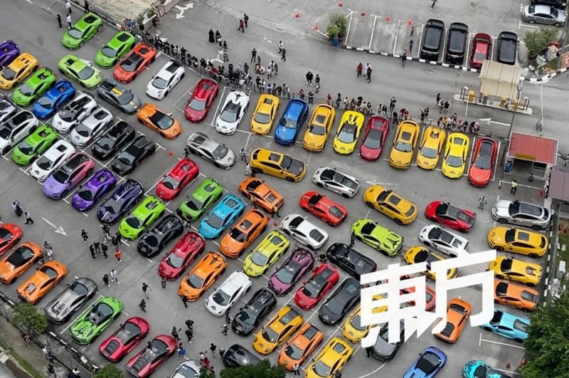 112輛藍寶堅尼聚首吉隆坡　刷新9年前大馬紀錄