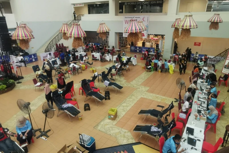 配合世界捐血者日 沙區捐獲203包血漿