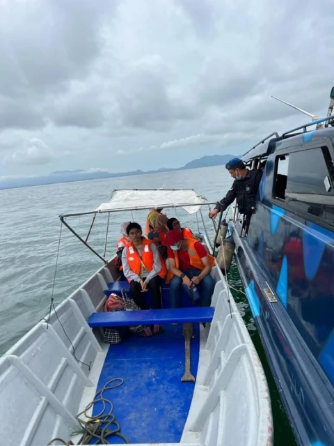 沙東部保安指揮處 斗湖海上進行監控