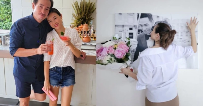 陳豪拍戲缺席結婚9周年紀念 陳茵媺貼心不打擾對「替身」送吻