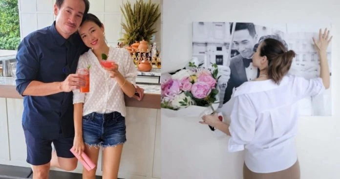 陳豪拍戲缺席結婚9周年紀念 陳茵媺貼心不打擾對「替身」送吻