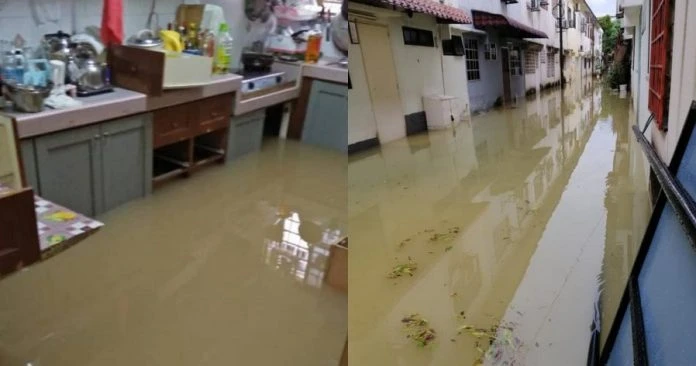 網民控訴雨停後一小時水仍在淹 班達馬蘭州選區將助申請援助金