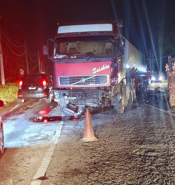 安順轎車與油槽車相撞　壽星公與親友3死2傷