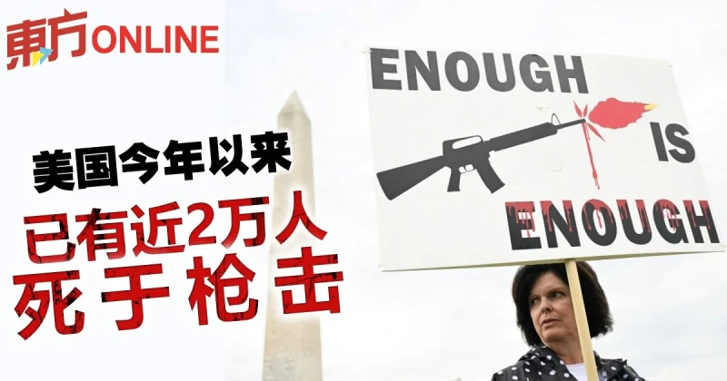 美國今年以來　已有近2萬人死於槍擊