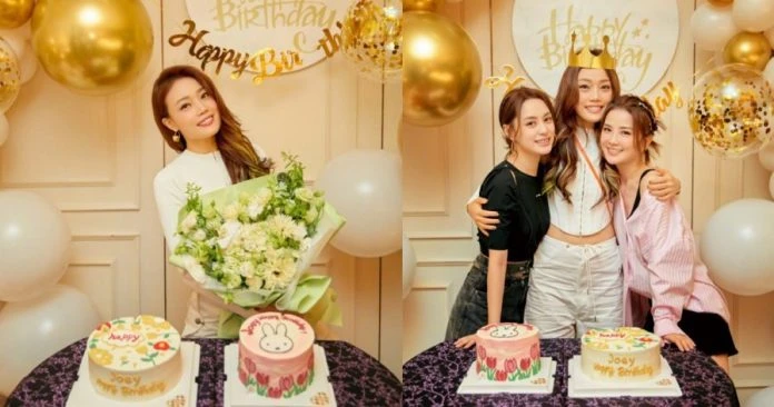 容祖兒42歲生日蠟燭被阿Sa搶吹　網羨慕：果然是真朋友