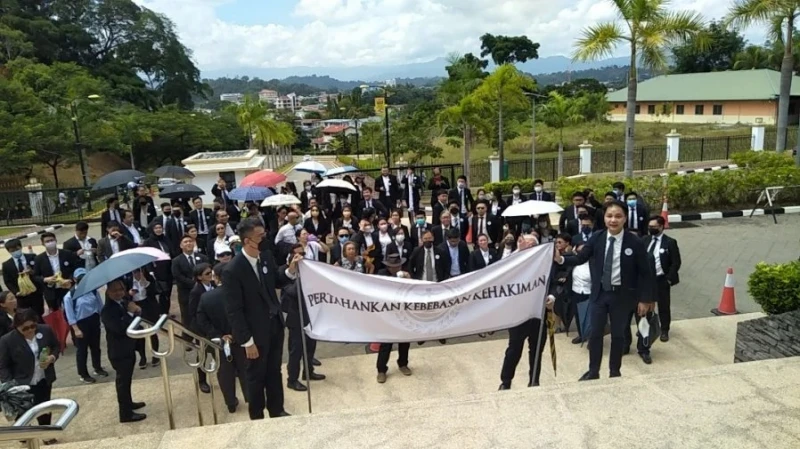 「司法獨立」遊行 沙巴130律師參與