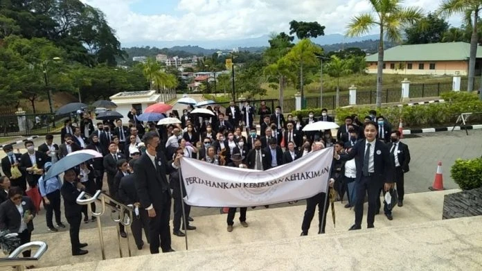 「司法獨立」遊行 沙巴130律師參與