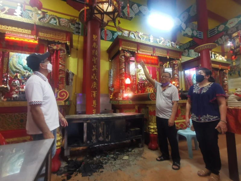 庇碧南堂大殿火患 火勢1小時後自行熄滅