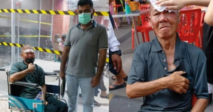 鄰國老翁來大馬尋子女 不慎失足頭破血流