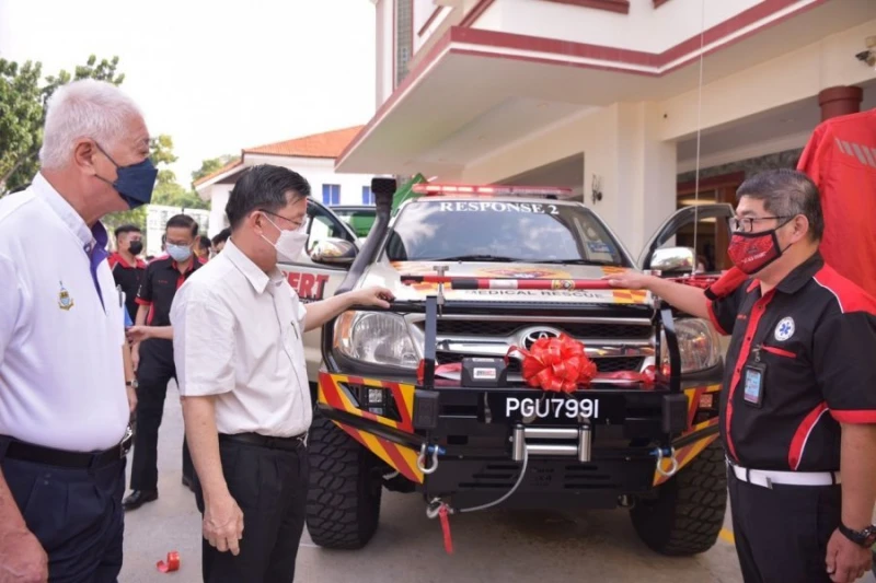 檳推介全國首部多功能救護車 先進設備加強救災效率