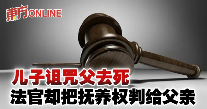 兒子詛咒父去死　法官卻把撫養權判給父親