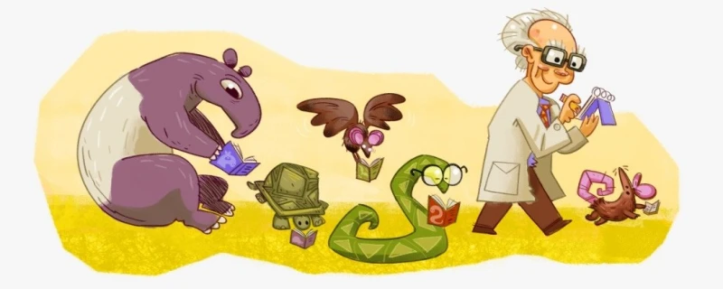 谷歌塗鴉今日致敬傑出人物——「大馬已故動物學先驅林武烈」