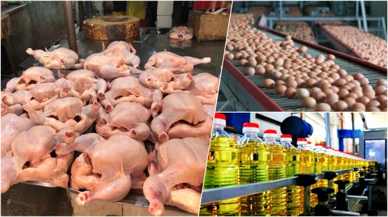 大馬取消頂價津貼  雞肉、雞蛋、瓶裝食油7月起價