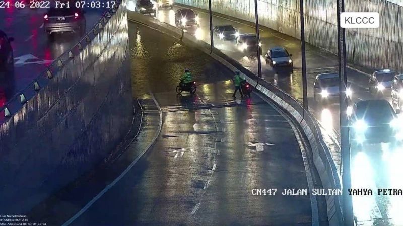 清晨豪雨不斷　隆雪多處水災車禍！