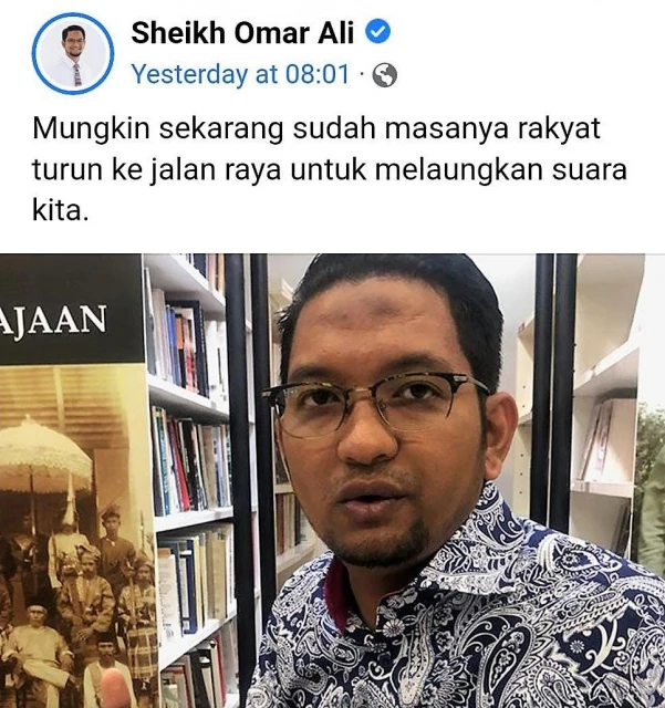 火箭領袖號召上街抗議百物起價  柔蘇丹斥沒從513吸取教訓