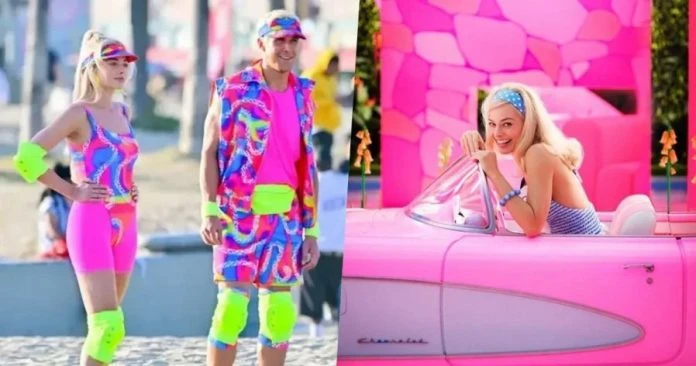 真人版《芭比》路透照曝光　死亡芭比粉、螢光綠閃瞎網