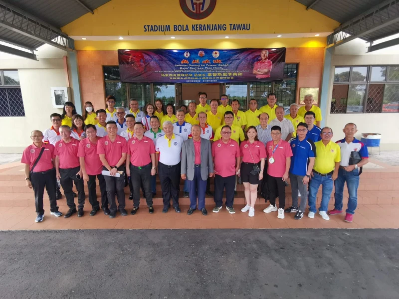 大馬籃總多位理事會成員 與沙巴籃總進行交流