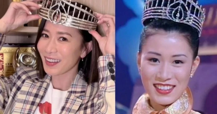 佘詩曼重戴后冠賀香港回歸25周年 神還原當選一刻掀熱話