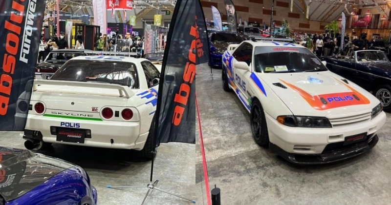 日產SKYLINE改裝成「警車」 華裔男連同轎車被扣押