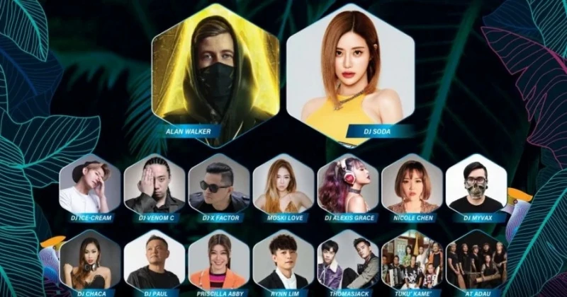 婆羅洲音樂節9月引爆　阿倫華克DJ Soda齊亮相