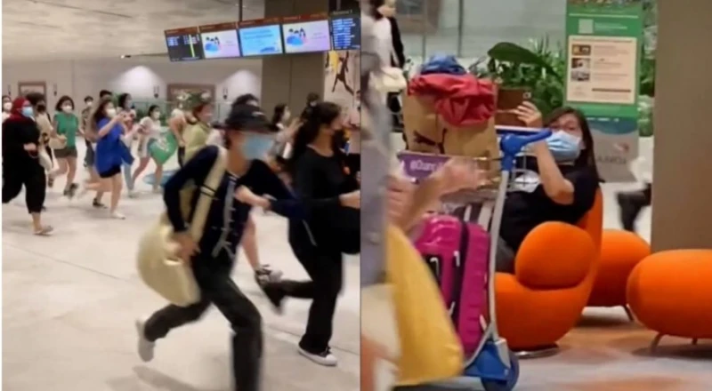 粉絲狂奔瘋追韓男團 網民:演 《屍殺列車》嗎?