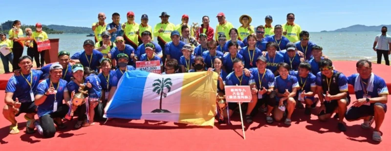 吳添泉：沙華堂國際龍舟獲空前反應首長答應將資助約20艘龍舟供明年賽會用途