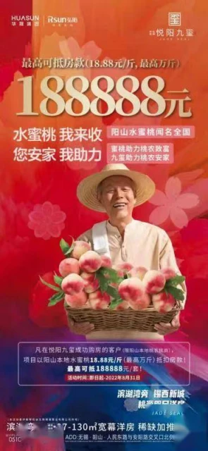 中國開發商為救房市出奇招　允許買家用西瓜水蜜桃抵付十幾萬房款