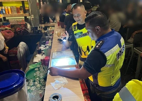 湖警積極執法行動 對付超時營業場所