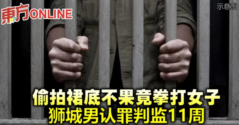 偷拍裙底不果竟拳打女子　獅城男認罪判監11周　