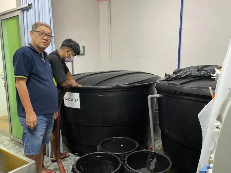 斷水影響檳洗腎中心運作　幸義消隊及時送水