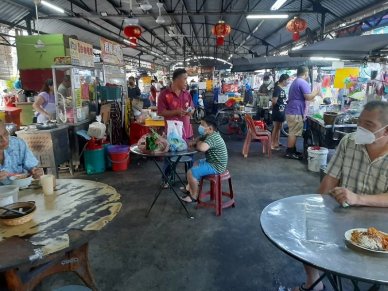 北海巴剎小販提前準備凈水 周四如常開檔