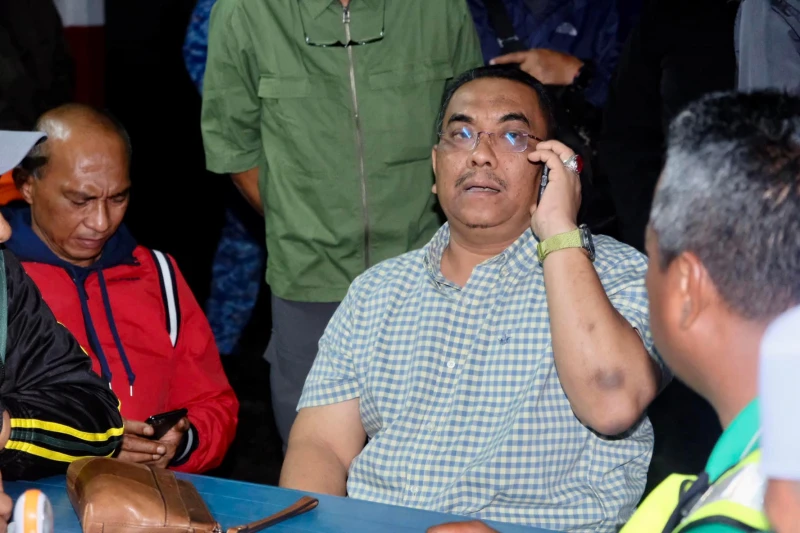 親自視察災區 吉大臣堅決否認伐木為華玲肇因