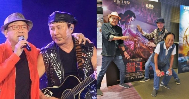 相約看《貓王》 許氏三兄弟激罕同框 網嘆:可惜許冠英不在了