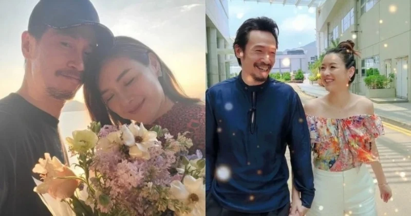 陳豪陳茵媺合體拍劇 兩夫妻十指緊扣漫步電視城曬恩愛