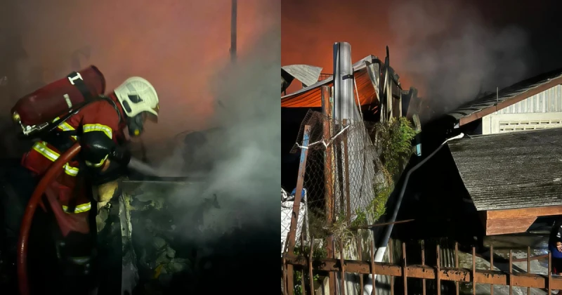 住家改建工廠凌晨遭祝融光顧　未釀人員傷亡